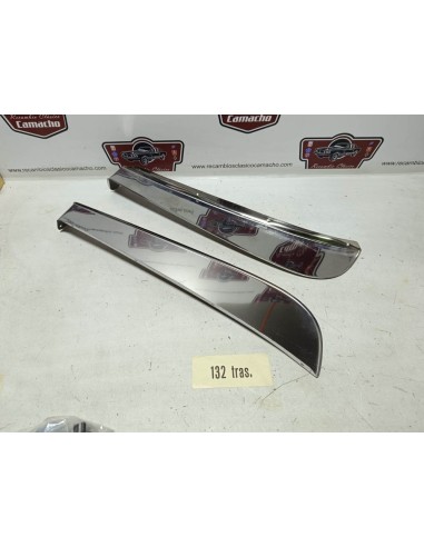 Juego faldilla trasera salvbarros  Seat 132 (metálicas inoxidable)