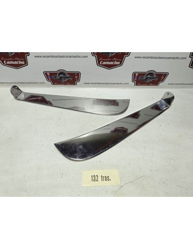 Juego faldilla trasera salvbarros  Seat 132 (metálicas inoxidable)