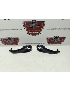 Pareja manilla exterior puerta Renault 4 (plástico negro)