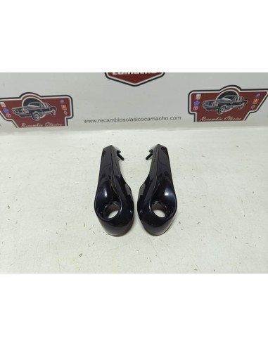 Pareja manilla exterior puerta Renault 4 (plástico negro)