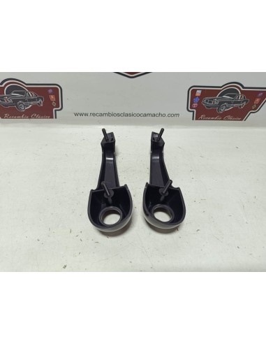 Pareja manilla exterior puerta Renault 4 (plástico negro)