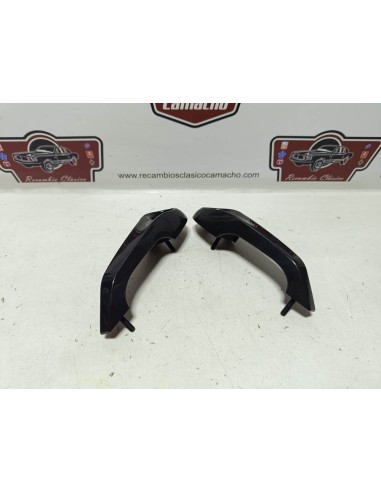 Pareja manilla exterior puerta Renault 4 (plástico negro)