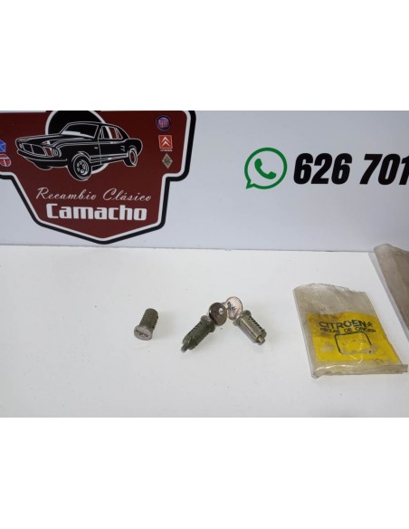 JUEGO BOMBIN DE PUERTA CON LLAVE CITROEN 2CV