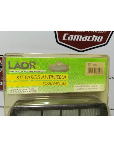 Pareja faro antiniebla blanco universal H3