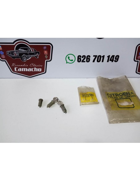 JUEGO BOMBIN DE PUERTA CON LLAVE CITROEN 2CV