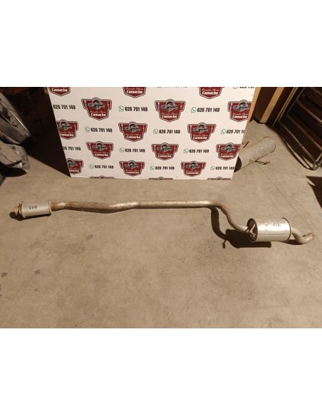 Silencioso intermedio escape Ford Fiesta 1.6 XR2 del 89 al 92