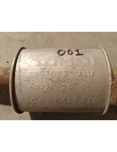 Silencioso intermedio escape Ford Fiesta 1.6 XR2 del 89 al 92