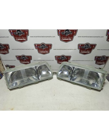 Pareja faro delantero Renault  9 y 11 Halógenos H4 + H1 Valeo