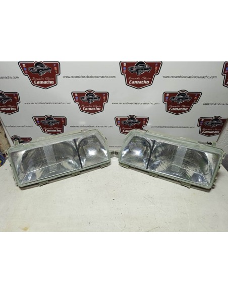 Pareja faro delantero Renault  9 y 11 Halógenos H4 + H1 Valeo