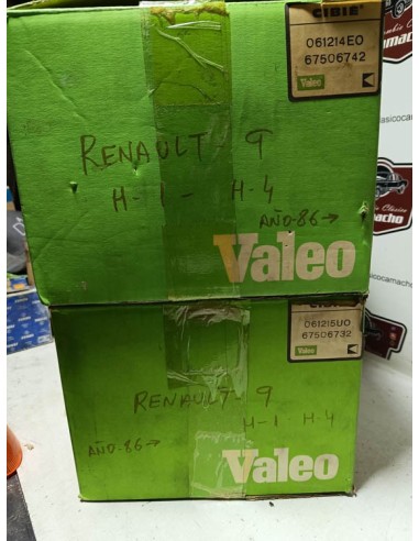 Pareja faro delantero Renault  9 y 11 Halógenos H4 + H1 Valeo