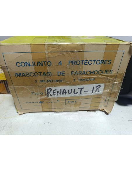Juego 4 mascotas de paragolpes Renault 18