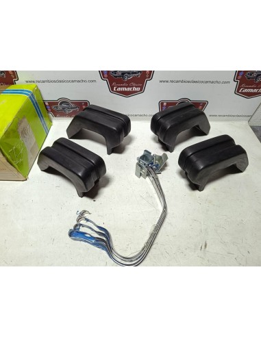 Juego 4 mascotas de paragolpes Seat 131 Supermirafiori