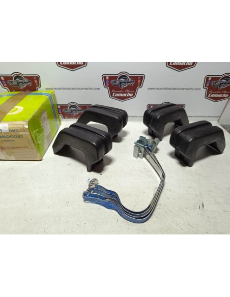 Juego 4 mascotas de paragolpes Seat 131 Supermirafiori