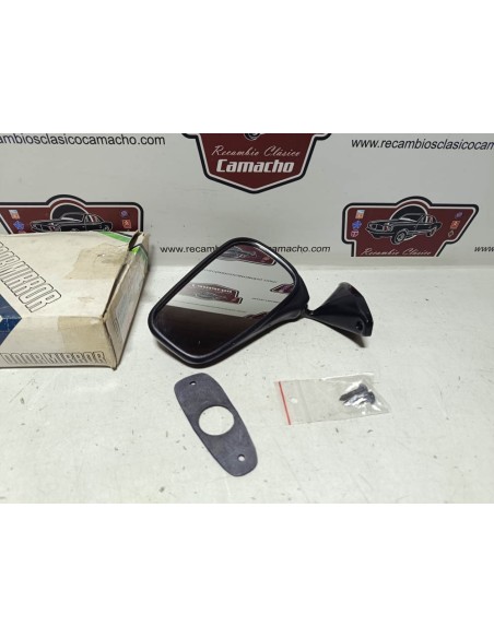 Espejo retrovisor izquierdo Seat 127 y panda (base metálica)