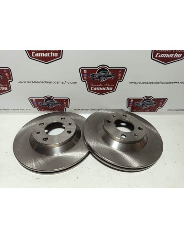Pareja disco de freno delantero Seat Ibiza y Málaga (ventilados)