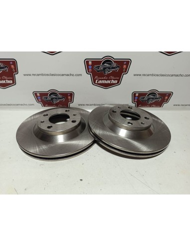 Pareja disco de freno delantero Seat Ibiza y Málaga (ventilados)