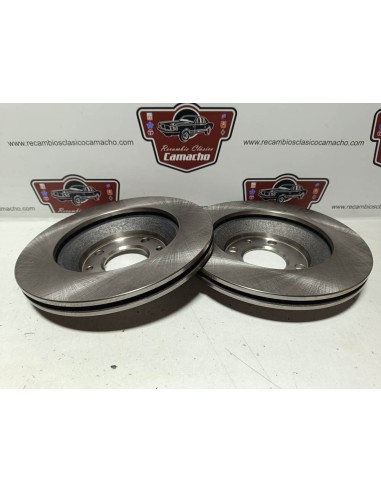 Pareja disco de freno delantero Seat Ibiza y Málaga (ventilados)