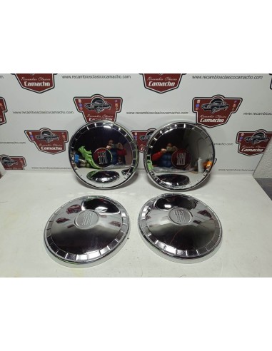 Juego tapacubos Seat 124 primera serie