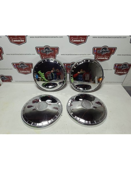 Juego tapacubos Seat 124 primera serie