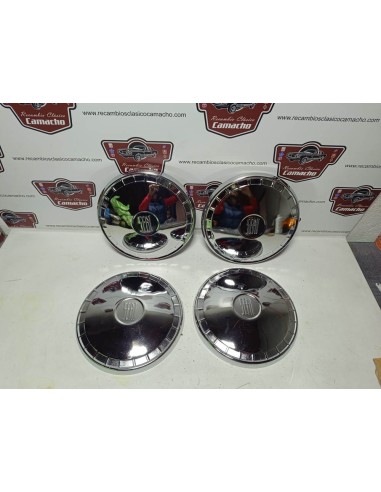 Juego tapacubos Seat 124 primera serie