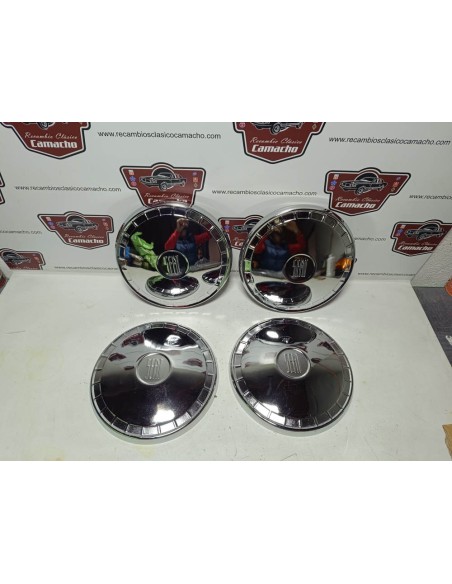 Juego tapacubos Seat 124 primera serie