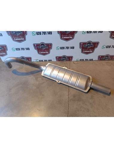 SILENCIOSO TRASERO ESCAPE SEAT 124 D 1800 Y 2000 50mm