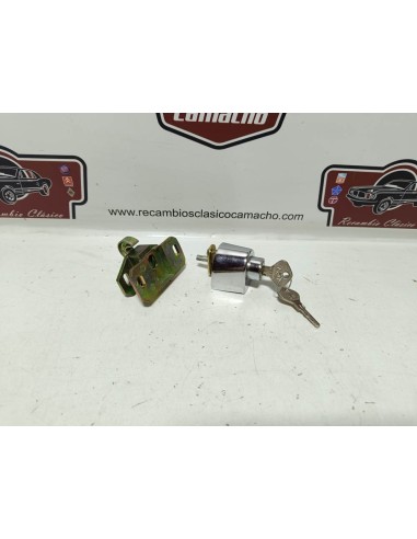 Cerradura capó tapa de motor Seat 850 con llaves