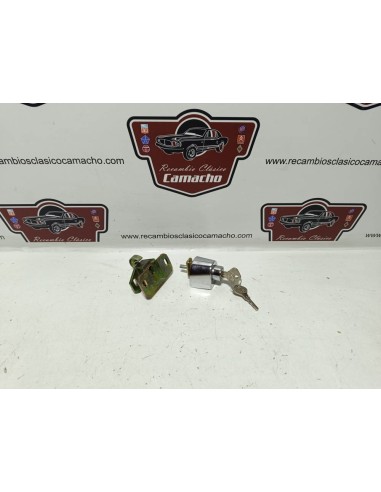 Cerradura capó tapa de motor Seat 850 con llaves