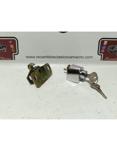 Cerradura capó tapa de motor Seat 850 con llaves