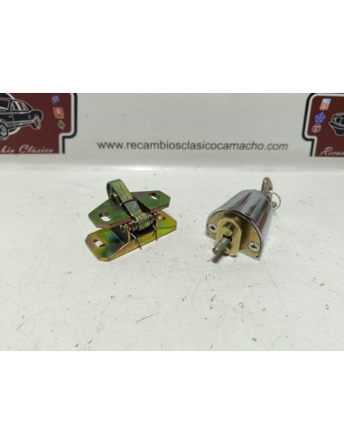 Cerradura capó tapa de motor Seat 850 con llaves