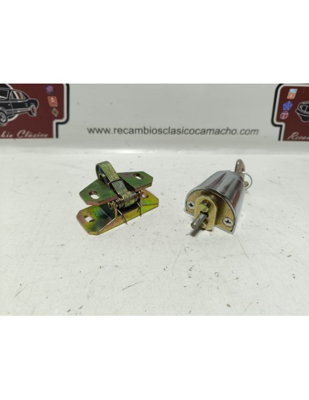 Cerradura capó tapa de motor Seat 850 con llaves