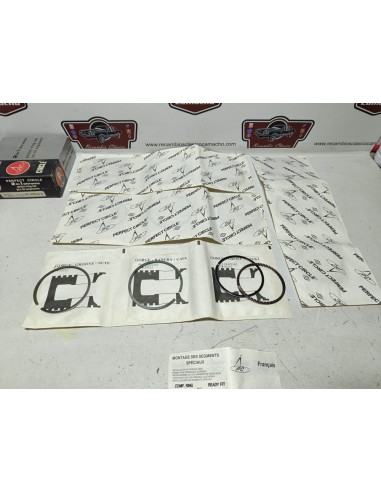 Juego de segmentos 76 mm Renault 5 TX, Alpine y Renault 12 TS