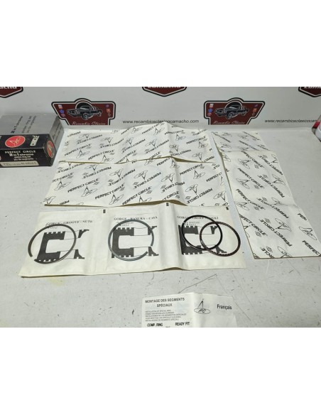 Juego de segmentos 76 mm Renault 5 TX, Alpine y Renault 12 TS