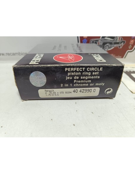 Juego de segmentos 70 mm Renault (motor 1108 cc)