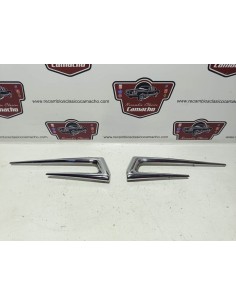 Pareja bigotera metálica Seat 600 D