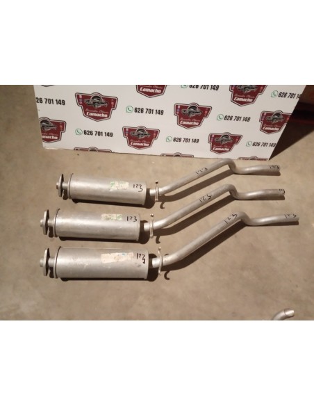 SILENCIOSO INTERMEDIO ESCAPE OPEL KADETT DIESEL