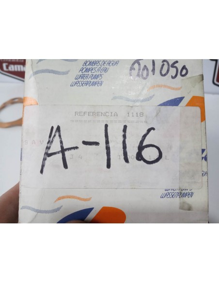 BOMBA DE AGUA SAVA J-4 1000 Y SEAT 131 MOTOR 1.8 L