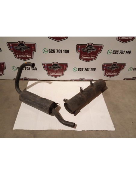 CONJUNTO 2 SILENCIOSO ESCAPE CITROEN 2CV AZU AZAM AZL