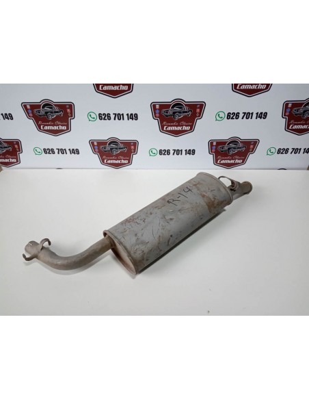 SILENCIOSO TRASERO ESCAPE RENAULT 14 GTL Y GTS