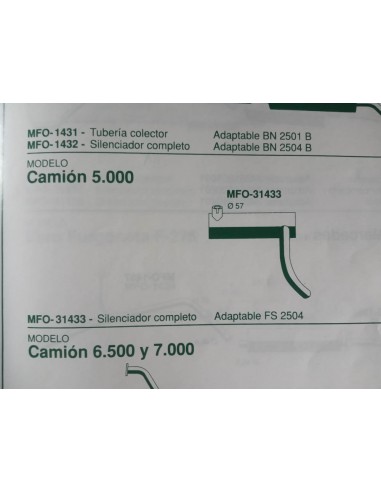 SILENCIOSO DE ESCAPE AVIA 5000