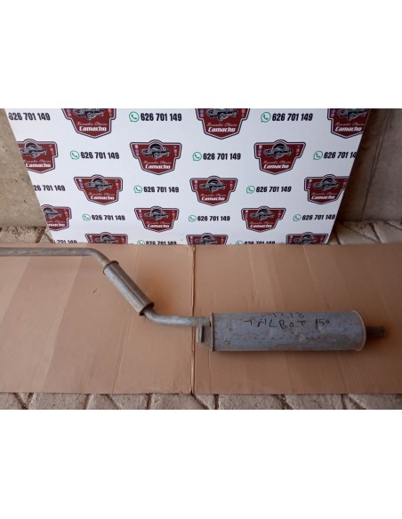 SILENCIOSO TRASERO ESCAPE TALBOT 150