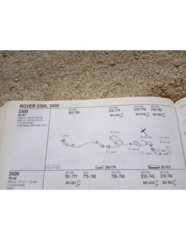 SILENCIOSO TRASERO ESCAPE ROVER 2300 Y 3500