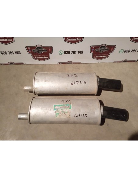 SILENCIOSO TRASERO ESCAPE OPEL KADETT Y ASTRA