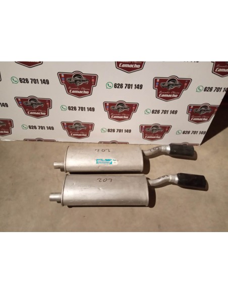 SILENCIOSO TRASERO ESCAPE OPEL KADETT 1.6 i GT Y 1.8 GSI