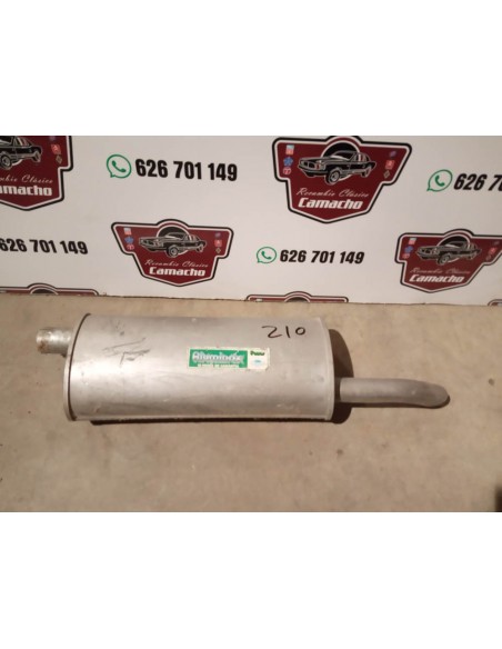 SILENCIOSO TRASERO ESCAPE OPEL KADETT 1300 E