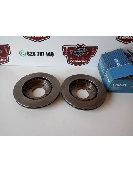 PAREJA DISCO DELANTERO FRENO FORD FIESTA XR2