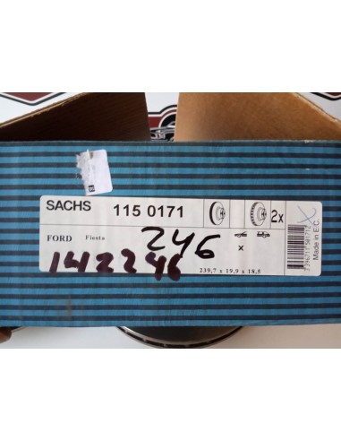 PAREJA DISCO DELANTERO FRENO FORD FIESTA XR2