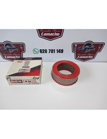 FILTRO DE AIRE RENAULT 4 ANTIGUO FASA 0.8 Y SEAT 124 Y 1430 MOTOR ENASA