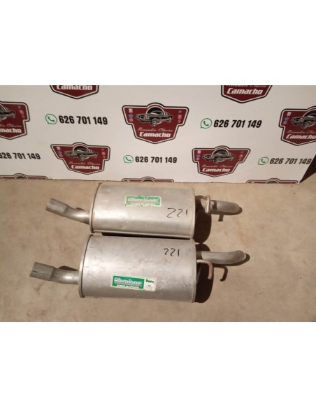 SILENCIOSO TRASERO ESCAPE FORD FIESTA 1.6 MK2