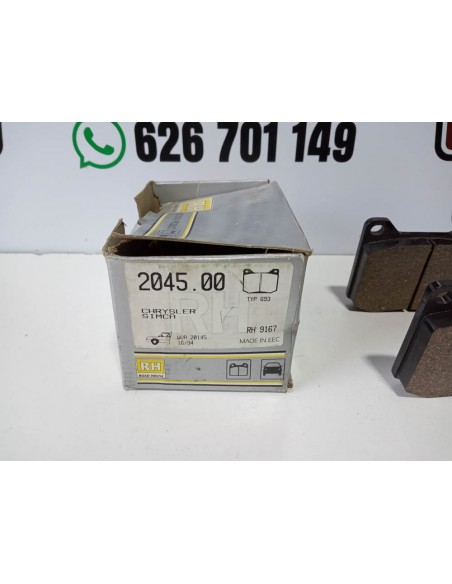 PASTILLAS FRENO DELANTERAS TALBOT CHRYSLER 180